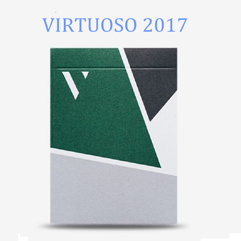 Virtuoso otoño invierno 2017 FW17 jugando a las cartas por el Virts nueva edición Premium mazo Cardistry accesorios para trucos de magia cartas de Poker ► Foto 1/6