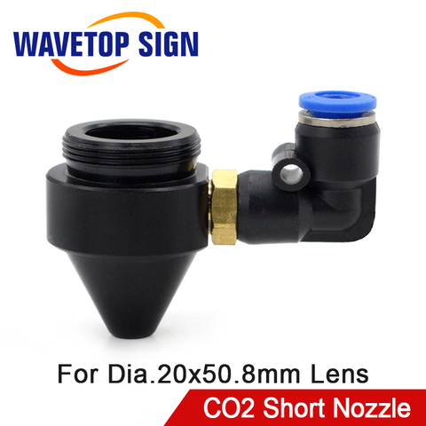 Waveopsign-boquilla de aire para diámetro 20 FL50.8 lentes o cabezal láser en máquina de corte láser CO2 ► Foto 1/6