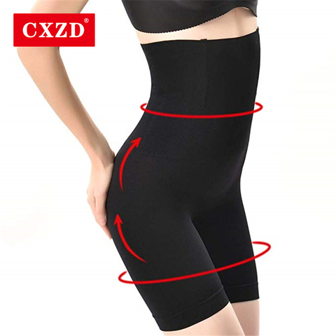 CXZD-moldeador de cuerpo de cintura alta para mujer, ropa moldeadora de glúteos, entrenador, bragas con Control de barriga, adelgazante de muslos sin costuras ► Foto 1/6