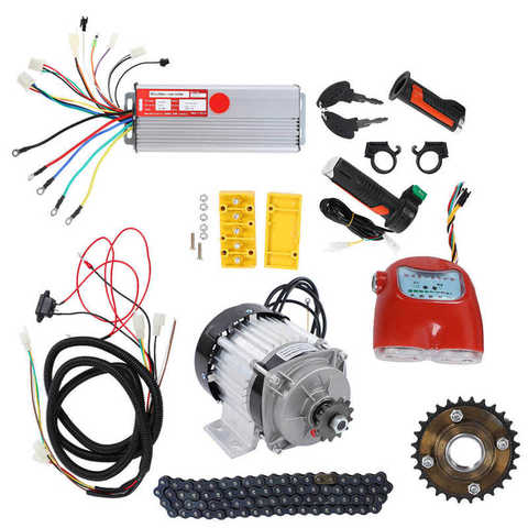 Kit de Motor de bicicleta eléctrica, Motor sin escobillas de CC de 48V y 800W, Kit de conversión de Motor DIY ► Foto 1/6
