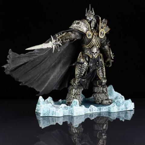 Figura de Anime WOW, figura de otoño del rey Lich, Menethil Arthas, juego famoso personaje y figuras de acción, juguetes de modelos coleccionables, regalos ► Foto 1/1