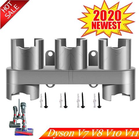 De almacenamiento soporte vacío absoluto piezas de limpiador accesorios herramienta pincel base con boquilla para Dyson V7 V8 V10 V11 ► Foto 1/6