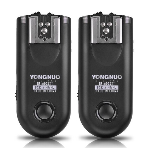 YONGNUO RF-603 II C1 Radio control remoto inalámbrico disparador de Flash para Canon 1100D 1000D 600D 700D 650D 100D 550D 500D 450D 400D 350D 300D ► Foto 1/6