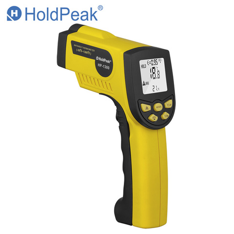 HoldPeak-termómetro infrarrojo láser Digital HP-1300, Pistola de temperatura, medidor de temperatura, 50'C ~ 1300 ℃ ► Foto 1/6