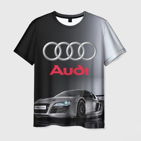 Camiseta para hombre 3D silver Audi ► Foto 1/2