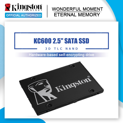 Kingston-disco duro interno de estado sólido para ordenador, unidad de estado sólido HDD de 512 pulgadas, HD SSD de 1TB para Notebook y PC, modelo KC600 SSD 256GB 2,5 GB SATA 3 ► Foto 1/5