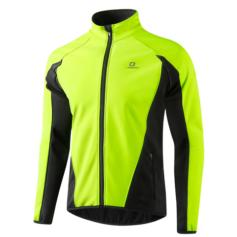 Chaqueta térmica de ciclismo para hombre, ropa de ciclismo de invierno, cálida, a prueba de viento, impermeable, chaqueta recubrimiento suave, Jersey deportivo para bicicleta de montaña ► Foto 1/6