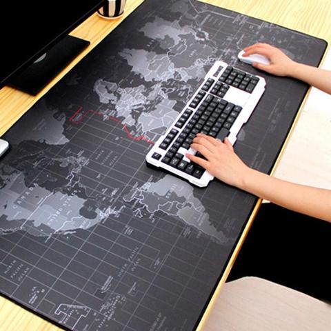 Ratón antideslizante para juegos con mapa del mundo, teclado, cojín acolchado para PC y portátil ► Foto 1/6