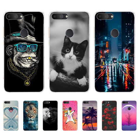 Caso para Alcatel 1S silicona lindo pintado teléfono Coque para Alcatel 1S 2022 5024D 5,5 pulgadas cubre parachoques TPU suave funda trasera ► Foto 1/6