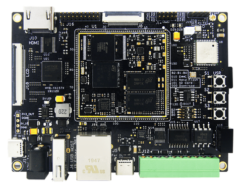 STM32MP1 STM32MP157 desarrollo MYD-YA157C-V2 STM32 Placa de desarrollo ► Foto 1/3