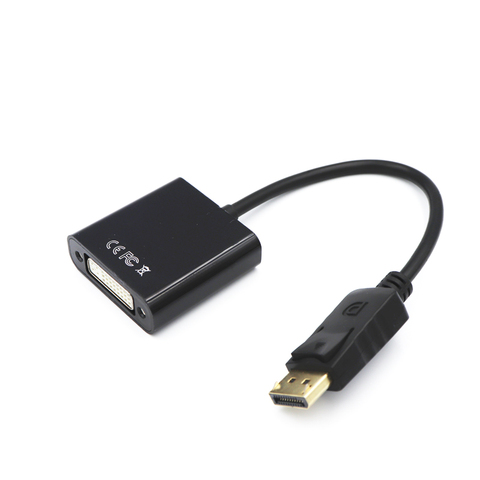 Gran oferta DP a DVI adaptador DisplayPort a DVI Cable convertidor soporte macho a hembra 1080P para pantallas de proyector de Monitor ► Foto 1/6