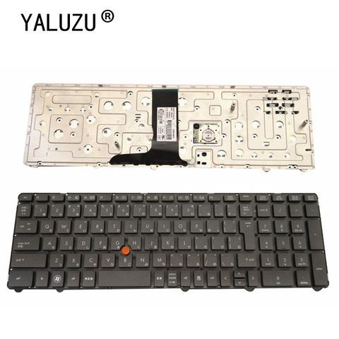 Teclado de ordenador portátil JP para HP EliteBook 8760W 8770W con barra indicadora sin marco ► Foto 1/1