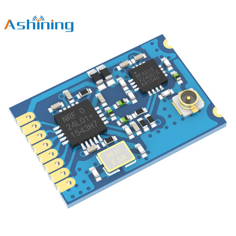 Módulo de comunicación inalámbrica de 24ghz, transceptor de Audio AS01-SPIPX Pa Lna programable TRANSMISOR DE Rf Nrf24l01 Sma ► Foto 1/1