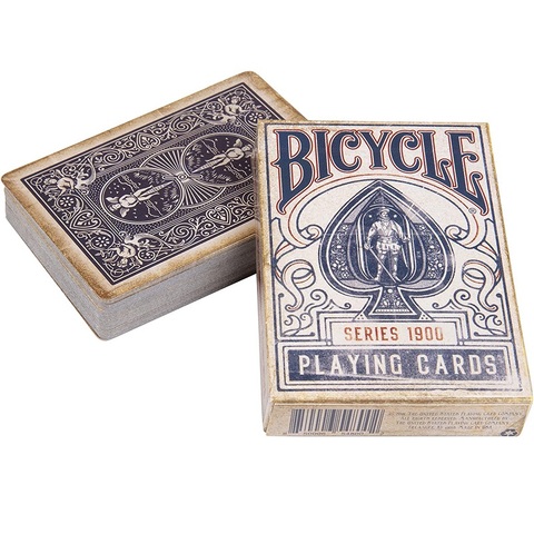 Bicicleta de la serie 1900 jugando a las cartas con Ellusionist Vintage cubierta USPCC Poker tarjeta mágica juegos de accesorios de trucos de magia de mago ► Foto 1/6