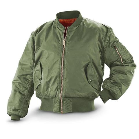 Chaqueta Bomber para hombre, cortavientos US Air Pilot, de vuelo, hip hop, impermeable, de nailon, manga larga, Otoño, MA1, 2022 ► Foto 1/6