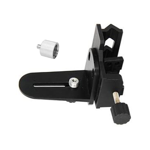 Clip de nivel láser 3D, varilla de soporte de techo de extensión, soporte negro, altura ajustable de 1/4 ''o 5/8'', adaptador para Láser Universal 360 ► Foto 1/5