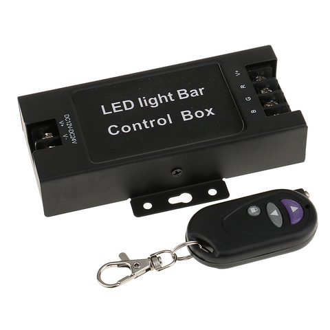 Barra de luz LED Universal, 12V-24V, caja de batería, controlador de Flash estroboscópico remoto, 7 modos intermitentes ► Foto 1/6