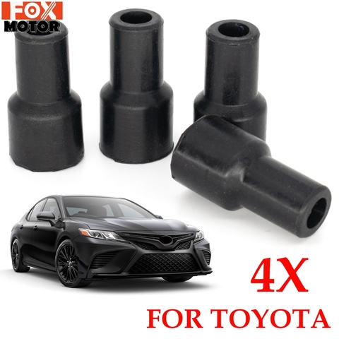 4 Uds coche bobina de encendido tapa chispa tapones punta cubierta de goma 90919-11009 para Toyota Yaris Vios Camry Corolla Prius Sienta ► Foto 1/6