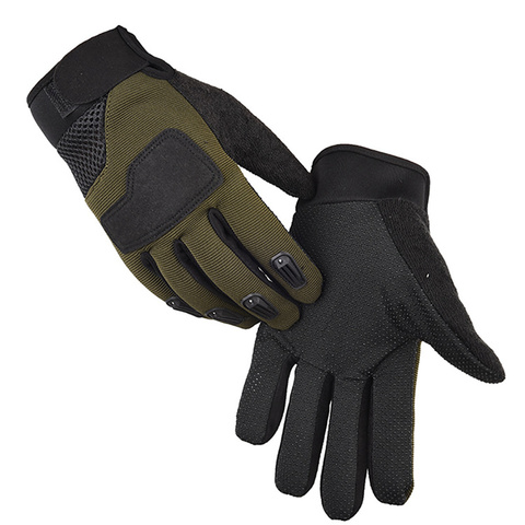 Guantes cálidos antideslizantes para otoño e invierno, para ciclismo al aire libre, de dedo completo, militar táctico, 1 par ► Foto 1/6