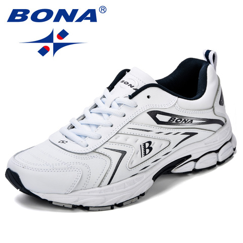 BONA-zapatos informales de microfibra transpirables para hombre, zapatillas planas, calzado de ocio, para exteriores, estilo moderno ► Foto 1/6