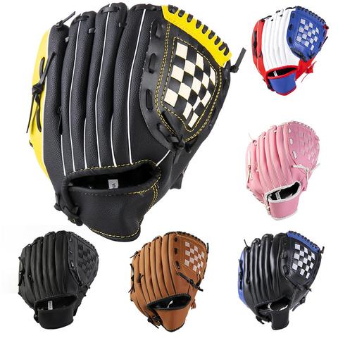 Guantes de béisbol de Softball para deportes al aire libre, accesorios de entrenamiento práctica de mano izquierda para jóvenes y adultos ► Foto 1/6