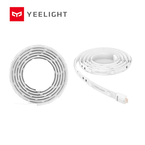 Xiaomi yelight Smart Light tira más 1m extensible LED franja de colores RGB luces trabajo Alexa Google asistente mi domótica ► Foto 1/6