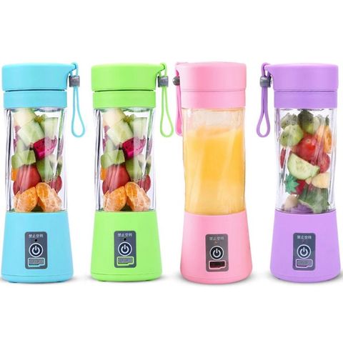 Protable Mini Juicer Cup Single Serve Personal Size Blender USB Rechargeable 380ml Fruit Mixing Machine Multifunction ► Foto 1/6