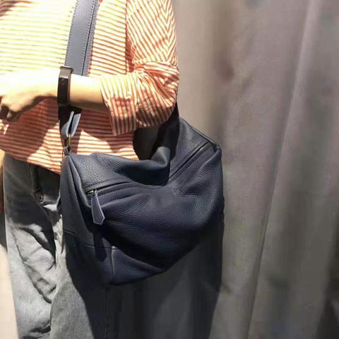 Bolsos de lujo para mujer, bandoleras de diseñador de cuero genuino suave, bolso de mano informal, bandolera de mujer, alta calidad ► Foto 1/6