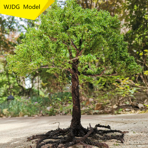 Modelo de árbol en miniatura, 20cm/24cm/27cm, material para modelo de construcción, miniaturas en miniatura, tren, escala ho, producción de micro escena DIY ► Foto 1/4