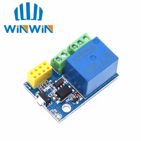 ESP8266 ESP-01 5V WiFi módulo de relé cosas inteligente Control remoto en casa interruptor de Control de aplicación de teléfono módulo WIFI inalámbrico para ARDUINO ► Foto 1/6