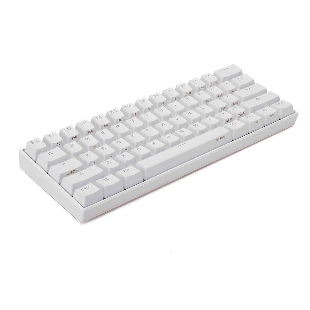 Mini teclado inalámbrico portátil bluetooth 60% de ANNE Pro2, Teclado mecánico rojo azul marrón, teclado para juegos, Cable desmontable ► Foto 1/6