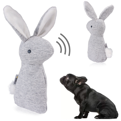 2022 nuevo mascotas perros divertidos forma Animal juguetes regalo conejo grande tocando la bocina para masticable para perros mordida Squeaker perro de juguete ► Foto 1/6