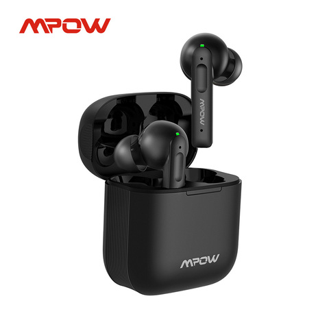 Mpow X3-auriculares, inalámbricos por Bluetooth 5,0, auriculares internos con cancelación activa de ruido y reproducción de 27h con micrófono para iPhone SE ► Foto 1/6