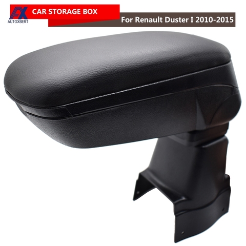 Caja de reposabrazos de coche para Renault Duster 2010-2015 tienda Central deslizante de contenido superior compartimiento de accesorios ► Foto 1/6