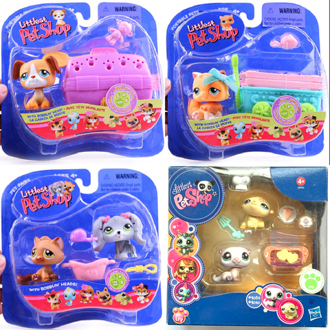 LPS CAT Shop-Juego de mascotas para niños, juego de gatos y perros coleccionables, regalo de Navidad ► Foto 1/5