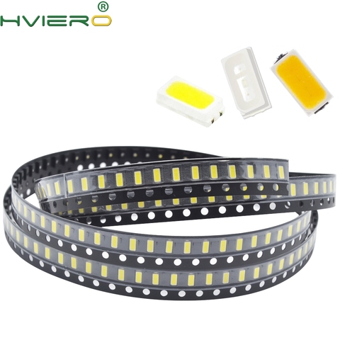 100X3014 blanco rojo verde azul amarillo SMD SMT Beads 10-12LM lámpara de luz 6000-6500K 1,8 ~ diodos de emisión de cuentas de luz LED de 3,4 V 20 mA ► Foto 1/6