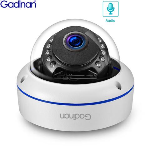 Gadinan-cámara IP H.265 2592X1944P, 5MP, 3MP, 48V, POE, domo, Audio, grabación exterior a prueba de vandalismo, vídeo de seguridad CCTV, cámara de vigilancia ► Foto 1/6