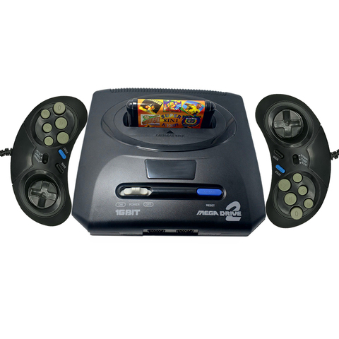 2022 nuevo Retro Mini consola de videojuegos TV controlador Original Sega MegaDrive MD2 16 poco con salida AV doble GamePad con cable retro game consola retro ► Foto 1/6