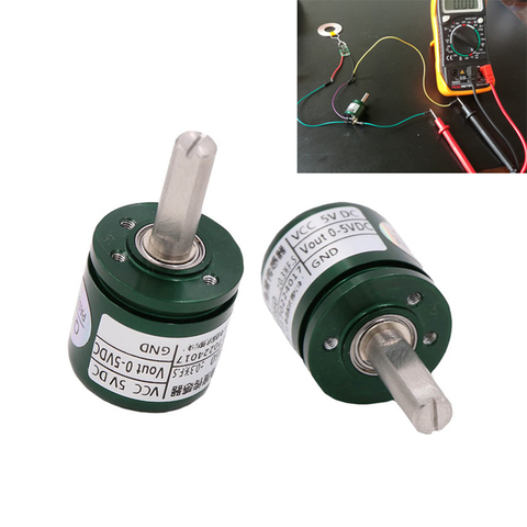 DC 5V Hall Angle Sensor Non contact Industrial 0-360 Degree Rotation Angular displacement Sensor ► Foto 1/6