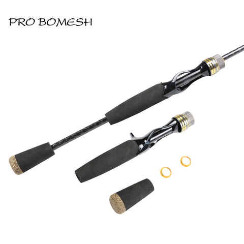 Pro Bomesh 1Set 43g de aluminio Hood aerosol pintado asiento del carrete de EVA mango DIY Kit de pesca Rod componente accesorio ► Foto 1/6