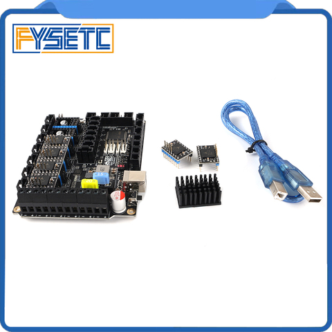 Placa de Control S6 V1.2 de 32 bits, con 6 Uds., V1.0 TMC5161, controlador de Motor paso a paso, cable volador SPI, conector MX VS F6 V1.3 SKR V1.3 ► Foto 1/6