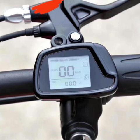 Acelerador de giro con indicador de voltaje, velocímetro, bloqueo, pantalla Lcd, luz eléctrica para bicicleta, Scooter, triciclo, MTB ► Foto 1/6