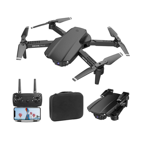 Dron E99 Pro2 4K HD FPV gran angular profesional, cámara Dual plegable RC Quadcopter Juguetes ► Foto 1/6