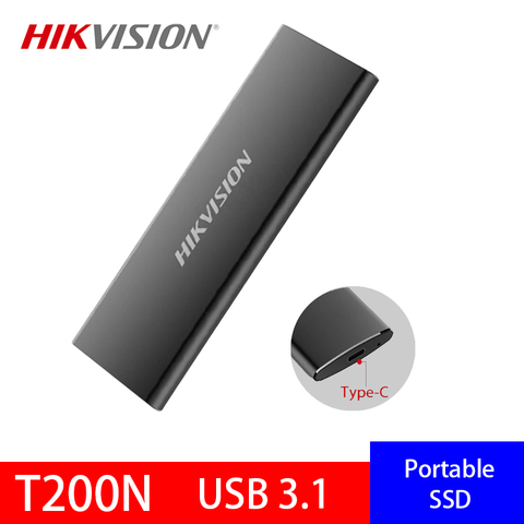 HIKVISION-unidad de estado sólido portátil T200N SSD 256GB, 512GB, 1T, USB 3,1 Gen 2, almacenamiento externo, Compatible con Mac Latop/escritorio ► Foto 1/6