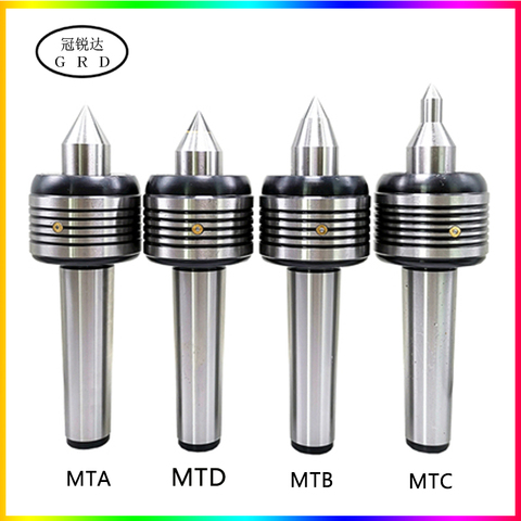 Torno de alta precisión MT1 MT2 MT3 MT4 MT5 Morse CNC, Centro giratorio estándar, cabezal de doble cono, centro en vivo para centro de torneado Morse ► Foto 1/6