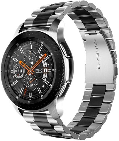 Correa de metal de 20mm y 22mm para Huawei Watch GT2, amazfit bip, Samsung Gear S3, Sport Classic, huawei gt, galaxy watch, banda de 42mm y 46mm ► Foto 1/6