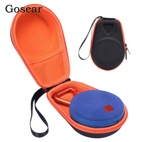 Gosear-bolsa dura de EVA para transporte de viaje, funda protectora antigolpes portátil para JBL Clip, 2 accesorios de altavoz ► Foto 1/6