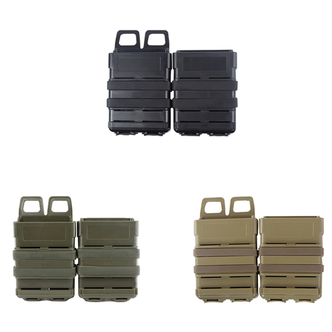 Abay-bolsa táctica para juego de guerra militar, MG-02, M4, 5,56, FastMag, Molle, soporte rápido Mag para pistola de caza y revistas ► Foto 1/6