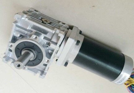 Reductor de gusano NEMA 23, Motor de CC sin escobillas, 24V, 3000rpm, 125W, relación de engranaje 5:1-100:1 ► Foto 1/3