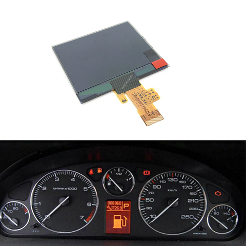 Instrumento de pantalla LCD para Peugeot 407 407SW IDH par panel píxel reparación ► Foto 1/5